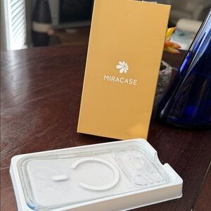 Miracase Clear Phone Case 360° Protection iPhone 17 Pro case. New.